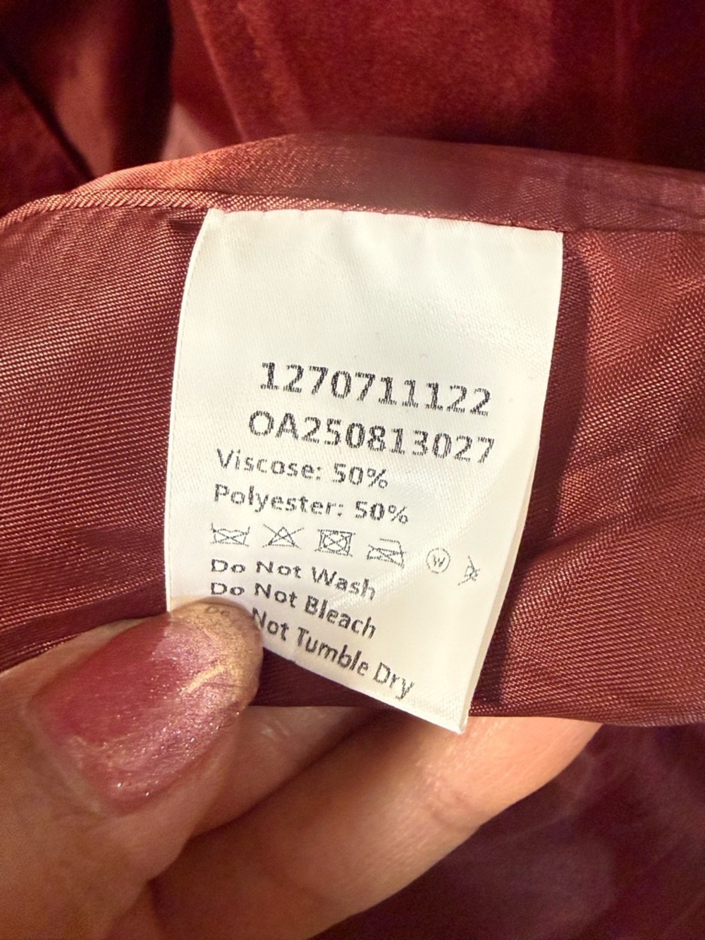 Commense Belted Double-Breasted Suede Effect Long Trench Coat - Picture 9 of 13